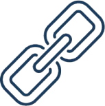 Chain link outline icon