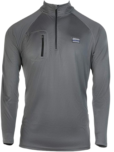 Mens Workout Zip Pullover